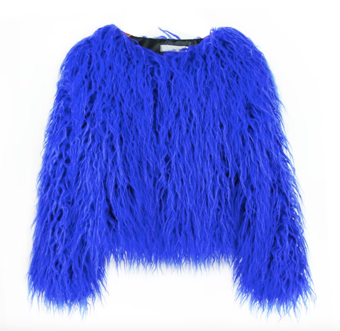Mongolian faux fur jacket - Mad Fiction Label