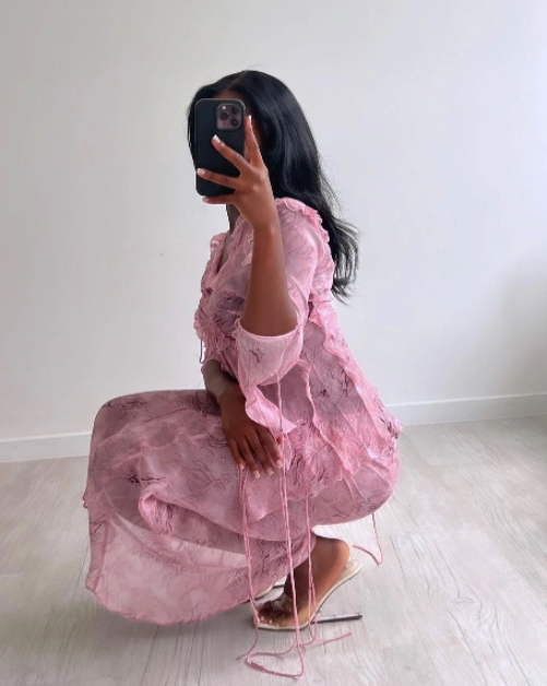 Two-piece maxi skirt ruffles set 2 - Mad Fiction Label