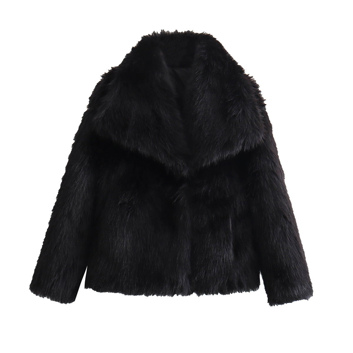 Faux fur jacket