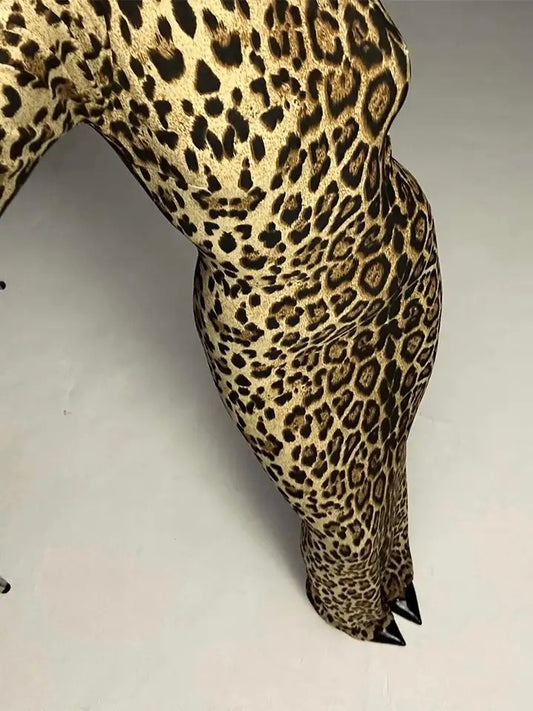 Leopard maxi dress - Mad Fiction Label