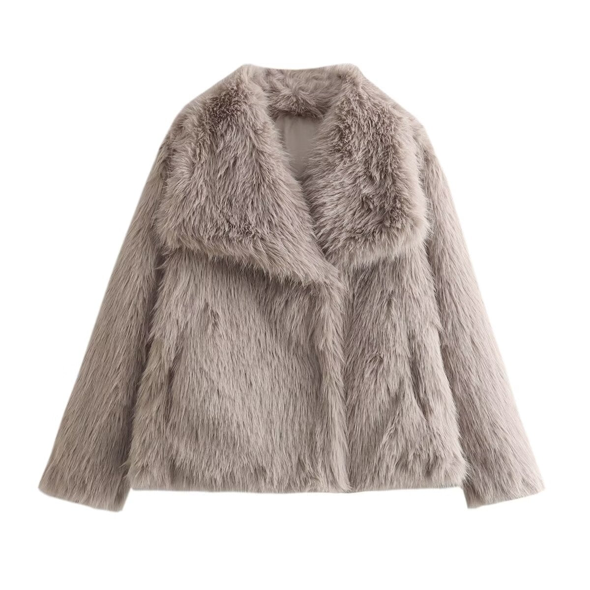 Faux fur jacket