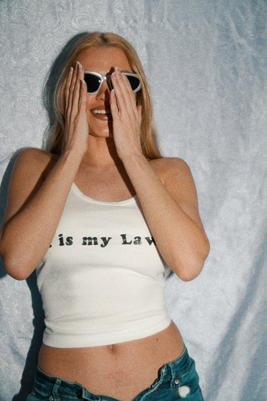 Kim is my lawyer top - Mad Fiction Label